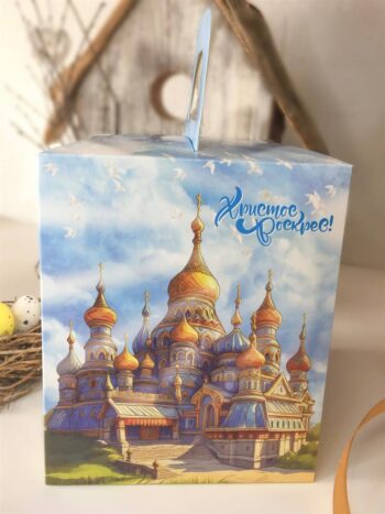 Коробка под кулич с окном "Русский Храм" — изображение 2